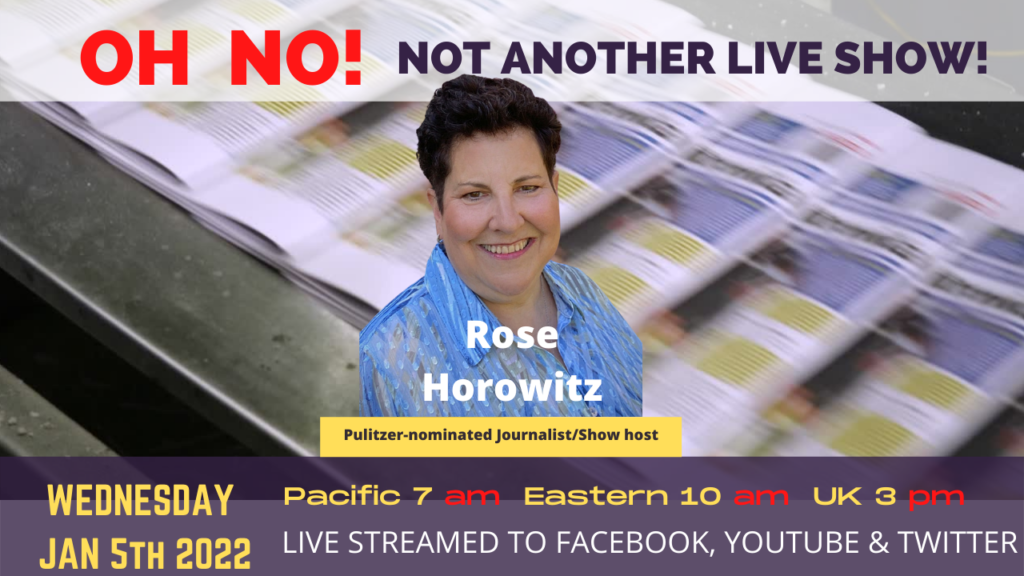 Pulitzer-nominated Journalist: Interview with Rose Horowitz