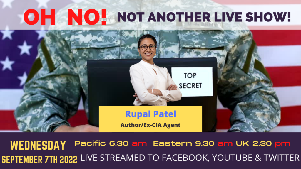 Rupal Patel: Author and Ex-CIA agent