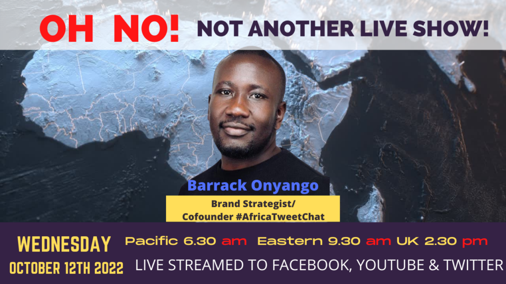Barrack Onyango: Brand Strategist and co-host of #AfricaTweetChat