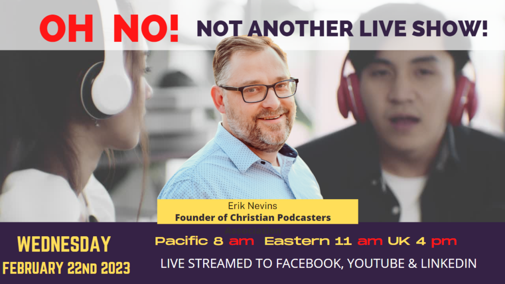 We are talk to the host of the Halfway There Podcast, and founder of the Christian Podcasters Association, Eric Nevins.